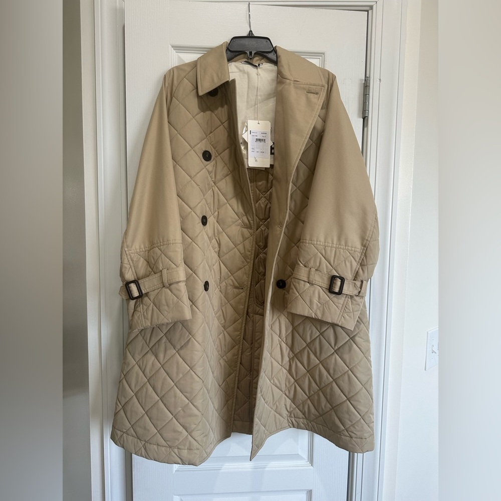 MaxMara Weekend Quilted Trench - NWT - Tan